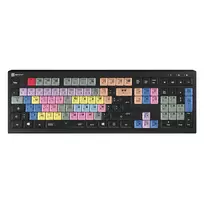 Logickeyboard LKB-EDIUS-A2PC-FR klaviatūra, universali USB, AZERTY prancūziška, juoda