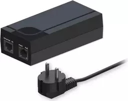 PoE injektorius TELTONIKA PR322EU7 – vieno prievado maitinimas per Ethernet, EU kištukas