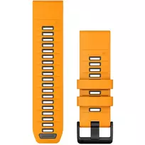 Garmin QuickFit 010-13393-01 silikoninis dirželis 26 mm, Graphite Orange
