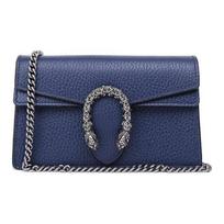 Gucci Dionysus Tigro Galvos Sagtis Grandinėlė Odinė Mini Pečių Rankinė Moteriška Pečių Rankinė Tamsiai Mėlyna 476432-CAOGN-8204 Basic Set (Bag+Dust Bag)