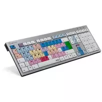 Klaviatūra Logickeyboard Avid Media Composer QWERTZ Vokiška Aliumininė