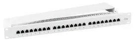 Pataisų skydas EFB Elektronik 37668.1M, 24 prievadų, 1U, RJ-45, 2500Mbit/s