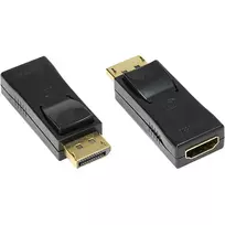 Adapteris Alcasa HDMI - DisplayPort F/M juodas