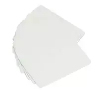 Tuščia plastikinė kortelė Zebra 104523-116, balta