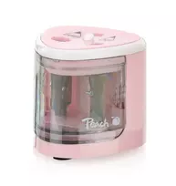Elektrinis pieštukų galąstuvas Peach PO102 rožinė balta
