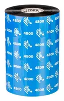 Zebra 4800 Performance Resin termo juosta 450 m Juoda