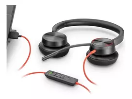 Ausinės POLY Blackwire C5220 laidinės USB-C biurui ir skambučių centrui