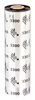 Zebra 3300 Wax/Resin termo juosta 74 m juoda