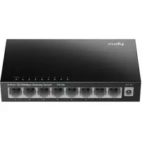 Nevaldomas jungiklis Cudy FS108 8 prievadų Fast Ethernet 10/100 juodas