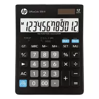 HP OfficeCalc 200 II stalinis skaičiuotuvas, juodos spalvos