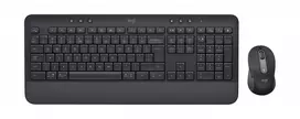 Belaidis klaviatūros ir pelės rinkinys Logitech Signature MK650 for Business – 2,4 GHz, Bluetooth LE – QWERTY ispanų – grafitas