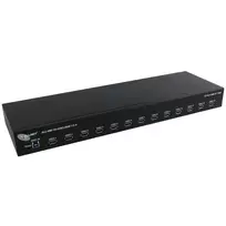 USB 3.0 mazgas ALLNET ALL-RM-19-USB3-HUB-13-A – 13 prievadų, montuojamas į stelažą, 48,30 cm
