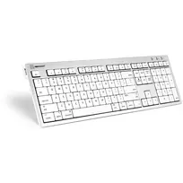 Logickeyboard SKB-CWMU-UK ALBA laidas klaviatūra USB QWERTY JK Anglų Sidabrinė Balta