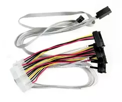 Microsemi Adaptec - Internes SAS-Kabel - mit Sidebands - SAS 6Gbit/s - 4-Lane - 4x Mini SAS HD (SFF-8643) (M) bis interne Stromversorgung, 4-polig, in