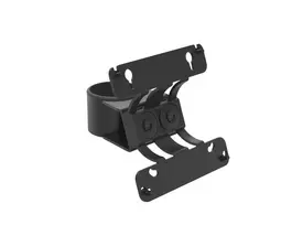 Monitoriaus stovas ant stulpo Ergonomic Solutions SpacePole SPV3306-02 – VESA 75x100 mm, juodas stulpas