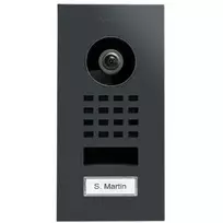 Po sieną montuojama IP vaizdo durų stotelė DoorBird D1101V — RAL 7016