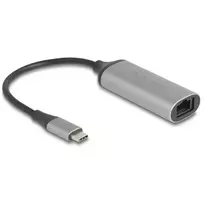 DeLOCK 81570 Keitiklis USB Type-C į RJ-45 0,15 m Antracitas
