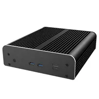 Korpusas kompiuteriui Akasa Newton RC Compact be ventiliatoriaus, skirtas ASUS NUC 14 Pro, Mini ITX, juodas