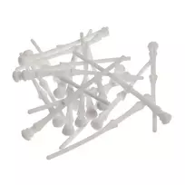 Akasa AK-MX003-WKT20 antivibraciniai ventiliatorių laikikliai, balti, 20 vnt.