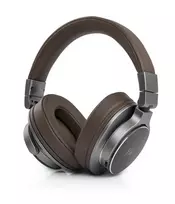 Belaidės ausinės Muse M-278 BT, ant ausų, Micro-USB, Bluetooth, ruda, sidabrinė