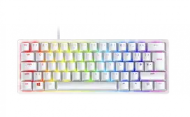 Kompaktiška žaidimų klaviatūra Razer Huntsman Mini 60% laidinė RGB LED raudoni jungikliai