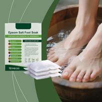 Žolelių kojų vonelės maišeliai Kojų skausmas ir patinimas. 10 maišelių pėdų SPA, pėdų vonelės maišelių One Size balta