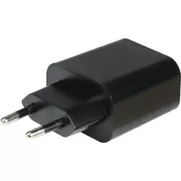 Inter-Tech PD-2120 20W greitasis kroviklis su PD ir QC 3.0, 2 prievadai (USB-C + USB-A), juodas