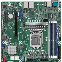 Motininė plokštė ASRock E3C252D4U Intel C252 micro ATX LGA 1200, 4x DDR4 DIMM, max 32GB, M.2, SATA, RAID5, Intel I210