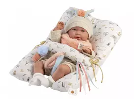 Lėlė Llorens Mimi Baby 42 cm – verkiantis kūdikis su natūraliais bruožais ir minkštu kūnu