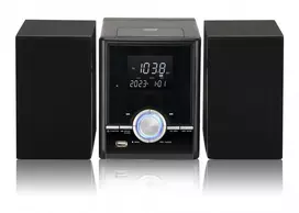 Grindinis stereo komplektas Eltra JOWISZ BT CD USB juodas – garso sistema su Bluetooth, CD grotuvu ir USB