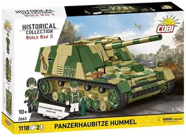Konstruktorius Cobi Panzehaubitze Hummel 1118 dalių modelio rinkinys