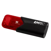 USB atmintukas Emtec 16GB USB Type-A 3.2 Gen 2 juodas raudonas