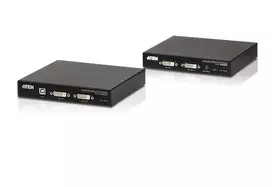 ATEN CE624 USB 2.0 DVI Dual View HDBaseT 2.0 KVM prailgintuvas su garsu ir RS-232 (150 m)