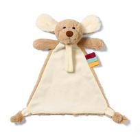 BABYONO Mielas žaislas su čiulptuko pakabuku DOG WILLY