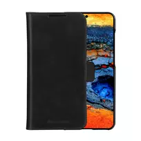 dbramante1928 Lynge dėklas Samsung Galaxy S25 (15,8 cm / 6,2 inch) juodas, odinis užlenkiamas dėklas