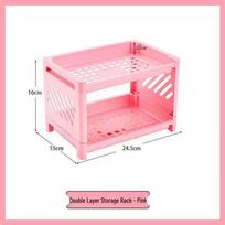 Multilayer Desktop Shelf Bookshelf & Storage Rack for Office & Student Desk white