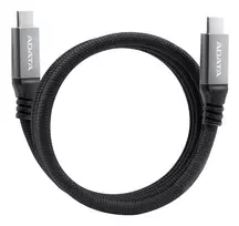 USB C į USB C duomenų laidas ADATA CACCU3-100W-100AN-BK — USB 3.2 Gen 2 (10Gbit/s), 1 m, Juodas