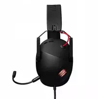 Prie ausų tvirtinamos žaidimų ausinės mad-catz P.I.L.O.T. 5, laidinės, 7.1 virtualus garsas, 50 mm tvarkyklės, RGB apšvietimas, USB, 2 m laidas, vienakryptis mikrofonas