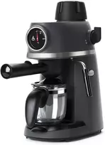 Pusiau automatinis espresso kavos aparatas Black & Decker BXCO800E – 4 puodeliai, 800 W, 0,24 L vandens bakelis, 3,5 bar, pieno putotojas