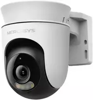 IP stebėjimo kamera MERCUSYS MC500 1080p WDR Wi-Fi lauko lempos tipo IP65 PoE/DC dvipusis garsas 340° pasukimas 9x optinis priartinimas
