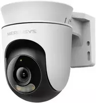 IP vaizdo stebėjimo kamera MERCUSYS MC510 kupolas 2 MP, 2304×1296, 30 kadrų/s, Wi‑Fi ir Ethernet, IR naktinis matymas, lubų montavimas, balta