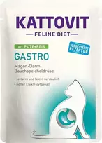 Šlapias kačių ėdalas KATTOVIT Turkija ir Ryžiai 85 g