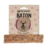 Dantų skanėstas šunims PAKA ZWIERZAKA Beef Rumen Bar 12 cm, 35 g, jautienos skonio, suaugusiems šunims, be sojos, be cukraus
