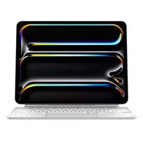Apple Magic Keyboard iPad Pro 13 inch M4 - belaidė klaviatūra su valdymo kilimėliu, švediška balta