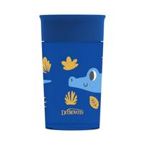 Dr. Brown's Puodelis 360 geriamas kaip iš stiklinės 300 ml mėlynas