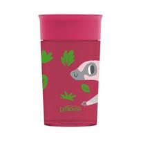 Dr. Brown's Puodelis 360 geriamas kaip iš stiklinės 300ml raudonas