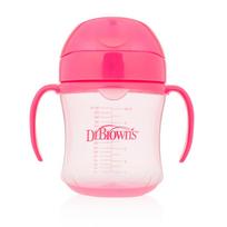 Dr. Brown's Puodelis su minkštu snapeliu 180ml 6+