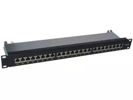 Pataisų skydas Alantec PK040 1U, 24 prievadai, 10GBase-T, RJ45, Cat6a, juodas