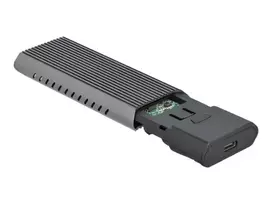 Delock External USB Type-C Combo Enclosure for M.2 NVMe PCIe or SATA SSD - Speichergehäuse - M.2 - M.2 NVMe Card / SATA 10Gb/s - USB 3,2 (Gen 2) (4263