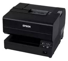 Epson TM-J7700(301) juodas rašalinis kvitų spausdintuvas be MICR, su maitinimo bloku, EU